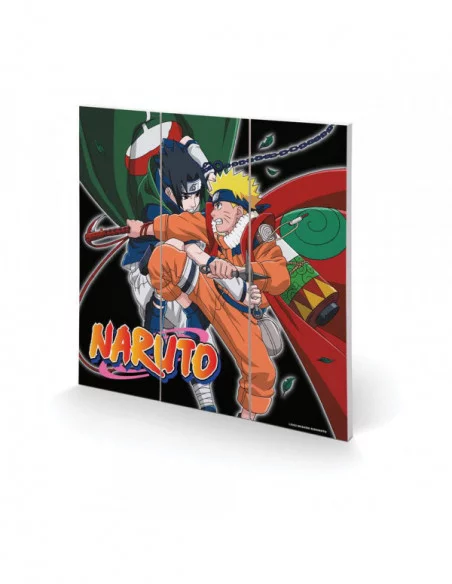 Naruto Póster de madera Training To Surpass The Other