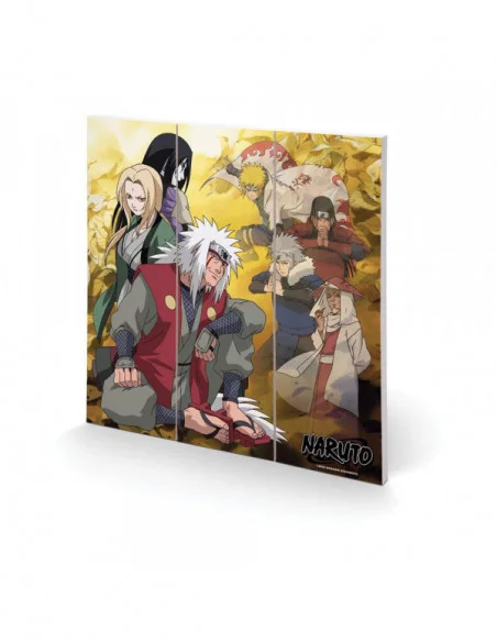 Naruto Póster de madera Fallen Leaves And Fallen Comrades