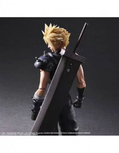 Final Fantasy VII Remake Play Arts Kai Figura Cloud Strife Ver. 2 27 cm