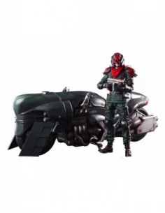 Final Fantasy VII Remake Play Arts Kai Figura & Vehículo Shinra Elite Security Officer & Bike