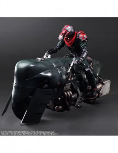 Final Fantasy VII Remake Play Arts Kai Figura & Vehículo Shinra Elite Security Officer & Bike