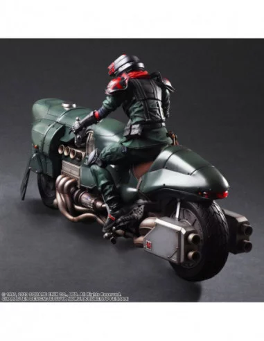Final Fantasy VII Remake Play Arts Kai Figura & Vehículo Shinra Elite Security Officer & Bike