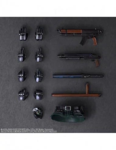 Final Fantasy VII Remake Play Arts Kai Figura & Vehículo Shinra Elite Security Officer & Bike