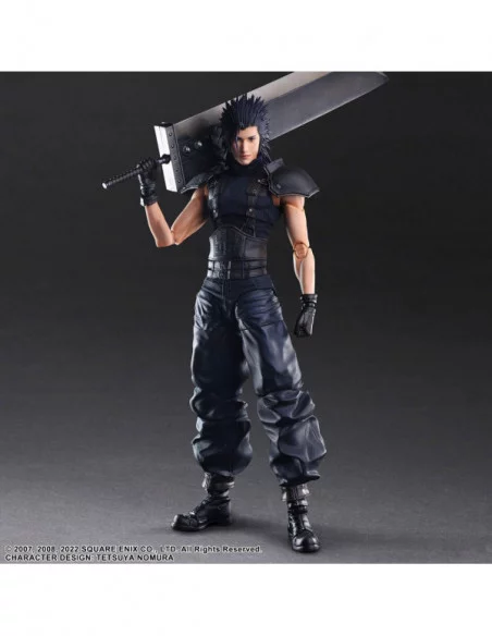 Final Fantasy VII Crisis Core Reunion Play Arts Kai Figura Zack Fair Soldier 1St Class 27 cm