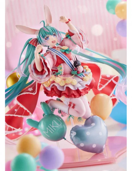 Miku Hatsune Estatua PVC 1/7 Miku Hatsune Birthday 2021 (Pretty Rabbit Ver.) by Spiritale 21 cm Miku Hatsune Estatua PVC 1/7 Miku Hatsune Birthday 2021 (Pretty Rabbit Ver.) by Spiritale 21 cm