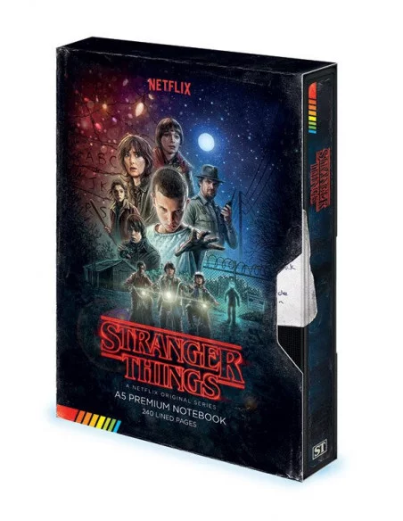 Stranger Things Libreta Premium A5 VHS (S1)
