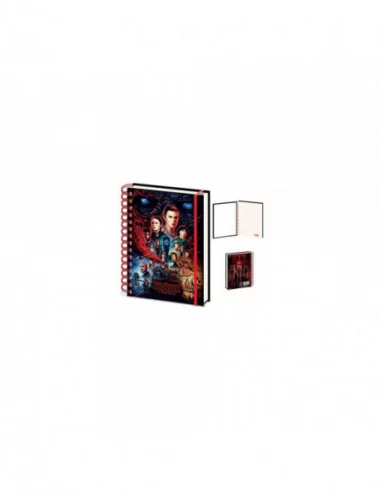 Stranger Things 4 Libreta A5 Wiro Red Vecna