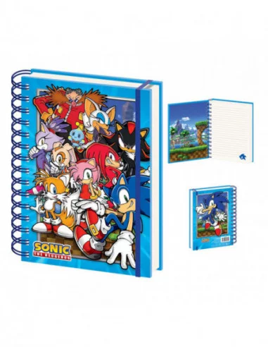 Sonic The Hedgehog Libreta A5 Green Hill Zone Gang