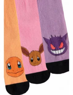 Pokemon Pack de 3 Pares de Calcetines Heads Colormix 39-42 2