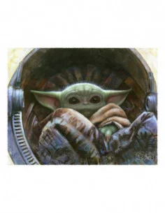 Star Wars The Mandalorian Litografia The Child 51 x 41 cm - sin marco