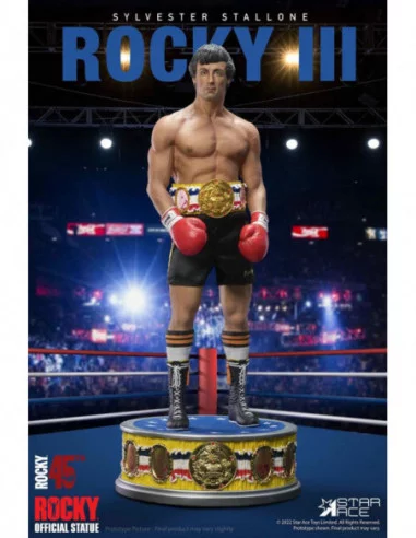 Rocky III Estatua 1/4 Rocky Balboa Deluxe Ver. 46 cm