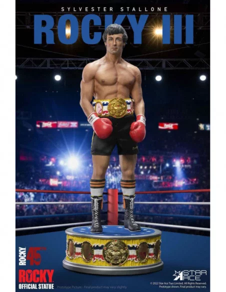 Rocky III Estatua 1/4 Rocky Balboa Deluxe Ver. 46 cm