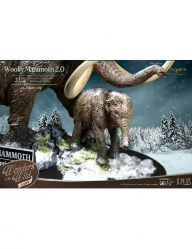 Historic Creatures The Wonder Wild Series Estatua The Woolly Mammoth 2.0 22 cm