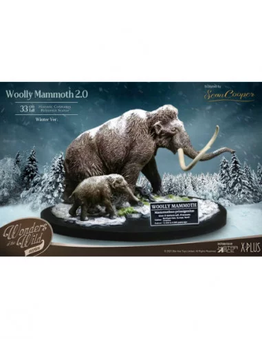 Historic Creatures The Wonder Wild Series Estatua The Woolly Mammoth 2.0 22 cm