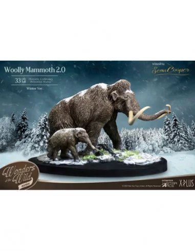 Historic Creatures The Wonder Wild Series Estatua The Woolly Mammoth 2.0 22 cm