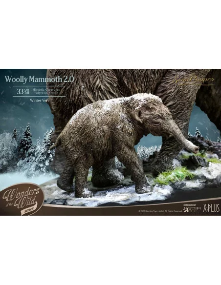 Historic Creatures The Wonder Wild Series Estatua The Woolly Mammoth 2.0 22 cm