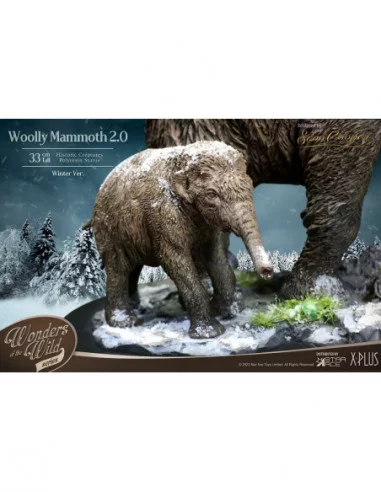 Historic Creatures The Wonder Wild Series Estatua The Woolly Mammoth 2.0 22 cm