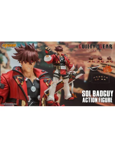 Guilty Gear Figura 1/12 Sol Badguy 18 cm