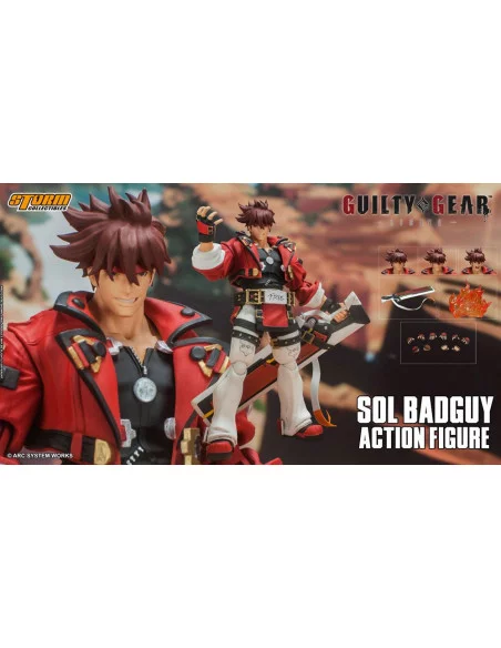 Guilty Gear Figura 1/12 Sol Badguy 18 cm Guilty Gear Figura 1/12 Sol Badguy 18 cm