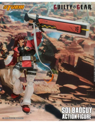 Guilty Gear Figura 1/12 Sol Badguy 18 cm