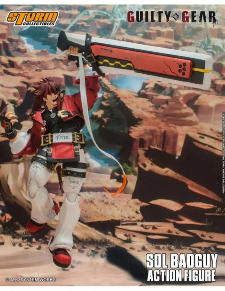 Guilty Gear Figura 1/12 Sol Badguy 18 cm Guilty Gear Figura 1/12 Sol Badguy 18 cm