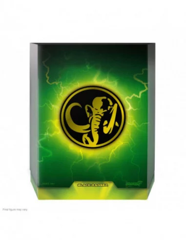 Mighty Morphin Power Rangers Galácticos Figura Ultimates Black Ranger 18 cm