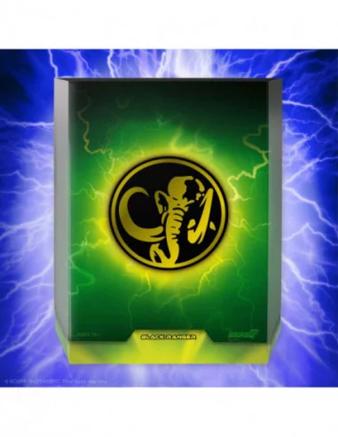 Mighty Morphin Power Rangers Galácticos Figura Ultimates Black Ranger 18 cm