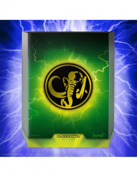Mighty Morphin Power Rangers Galácticos Figura Ultimates Black Ranger 18 cm Mighty Morphin Power Rangers Galácticos Figura Ultimates Black Ranger 18 cm