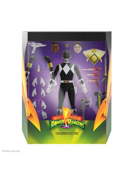 Mighty Morphin Power Rangers Galácticos Figura Ultimates Black Ranger 18 cm Mighty Morphin Power Rangers Galácticos Figura Ultimates Black Ranger 18 cm