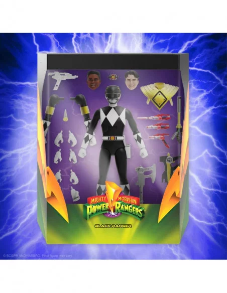 Mighty Morphin Power Rangers Galácticos Figura Ultimates Black Ranger 18 cm Mighty Morphin Power Rangers Galácticos Figura Ultimates Black Ranger 18 cm
