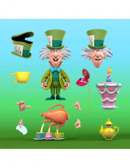 Alicia en el país de las maravillas Figura Disney Ultimates The Tea Time Mad Hatter 18 cm Alicia en el país de las maravillas Figura Disney Ultimates The Tea Time Mad Hatter 18 cm