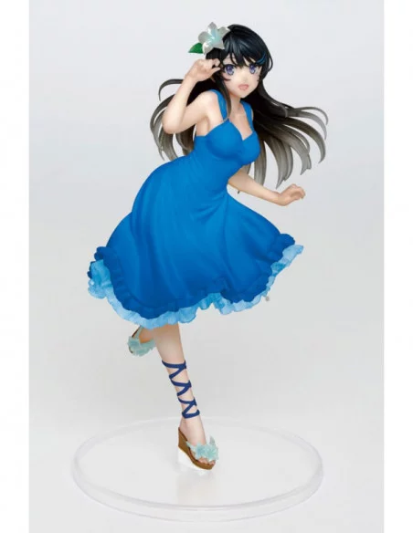 Rascal Does Not Dream of Bunny Girl Senpai Estatua Mai Sakurajima Summer Dress Ver. Renewal Edition 20 cm