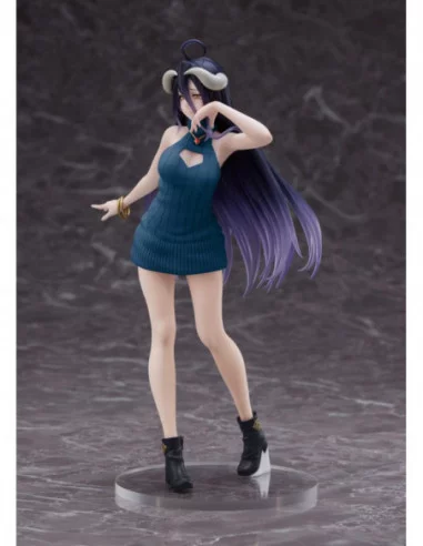 Original Character Estatua PVC Coreful Overlord IV AMP Albedo Knit Dress Ver. Renewal Edition