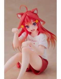 The Quintessential Quintuplets Estatua PVC Desktop Itsuki Nakano Newley Written Cat Roomwear Ver.