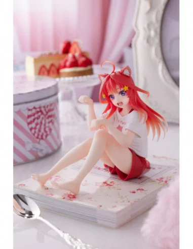 The Quintessential Quintuplets Estatua PVC Desktop Itsuki Nakano Newley Written Cat Roomwear Ver.