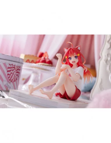 The Quintessential Quintuplets Estatua PVC Desktop Itsuki Nakano Newley Written Cat Roomwear Ver.