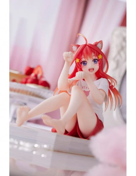 The Quintessential Quintuplets Estatua PVC Desktop Itsuki Nakano Newley Written Cat Roomwear Ver. The Quintessential Quintuplets Estatua PVC Desktop Itsuki Nakano Newley Written Cat Roomwear Ver.