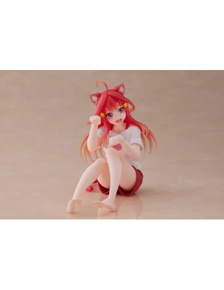 The Quintessential Quintuplets Estatua PVC Desktop Itsuki Nakano Newley Written Cat Roomwear Ver. The Quintessential Quintuplets Estatua PVC Desktop Itsuki Nakano Newley Written Cat Roomwear Ver.