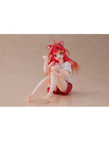 The Quintessential Quintuplets Estatua PVC Desktop Itsuki Nakano Newley Written Cat Roomwear Ver. The Quintessential Quintuplets Estatua PVC Desktop Itsuki Nakano Newley Written Cat Roomwear Ver.