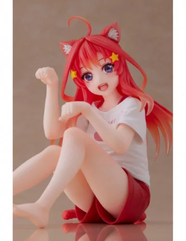 The Quintessential Quintuplets Estatua PVC Desktop Itsuki Nakano Newley Written Cat Roomwear Ver.