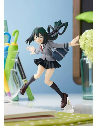My Hero Academia Estatua PVC Pop Up Parade Tsuyu Asui 15 cm