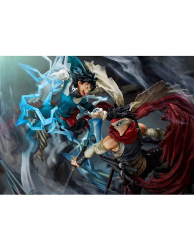 My Hero Academia Estatua PVC Izuku Midoriya vs. Stain 30 cm