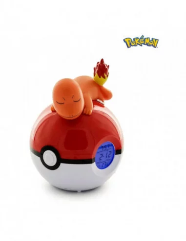 Pokémon despertador con luz Pokeball Charmander 18 cm
