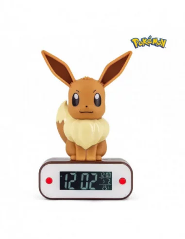 Pokémon despertador con luz Evoli 18 cm