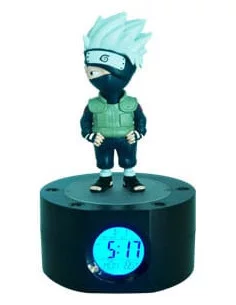 Naruto Shippuden despertador con luz Kakashi 18 cm