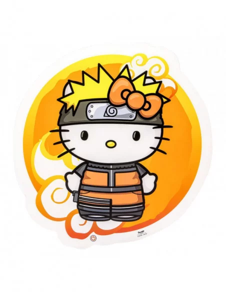 Naruto Shippuden x Hello Kitty Lámpara de pared LED Hello Kitty Naruto 30 cm