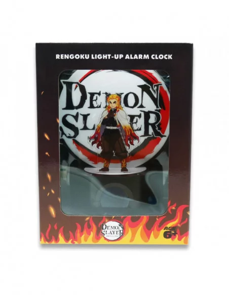 Demon Slayer: Kimetsu no Yaiba despertador con luz Rengoku 21 cm