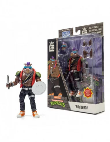 Tortugas Ninja Figura BST AXN '80s BeBop 13 cm