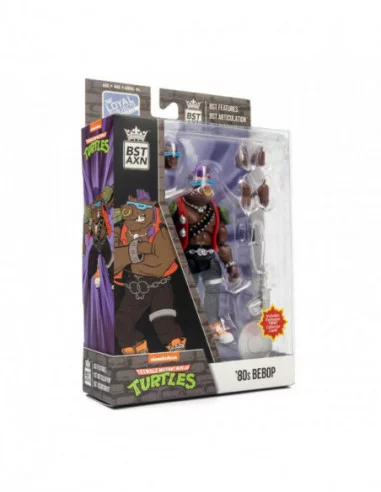 Tortugas Ninja Figura BST AXN '80s BeBop 13 cm
