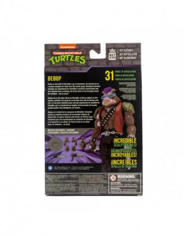 Tortugas Ninja Figura BST AXN '80s BeBop 13 cm